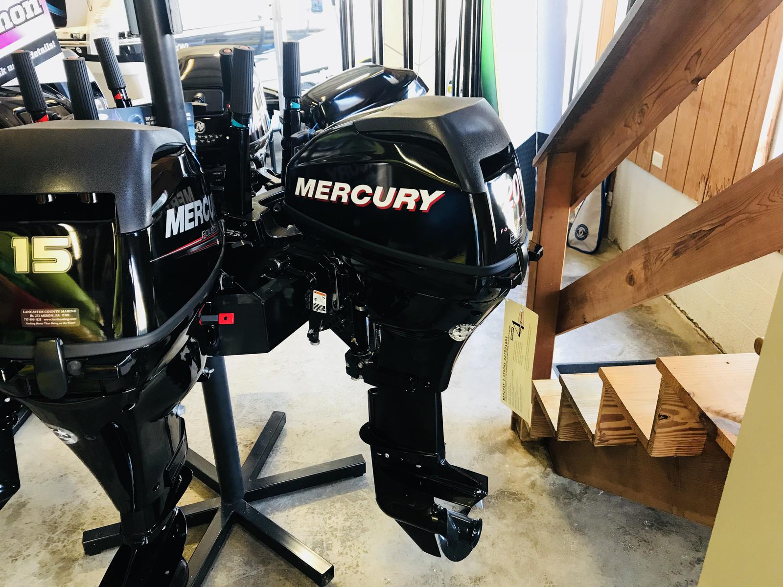 itemYear Mercury Marine Engines 20 HP Four Stroke Long Shaft for Sale | Lancaster County Marine, Inc.